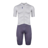Enterizo De Ciclismo Hombre Hard Lite White